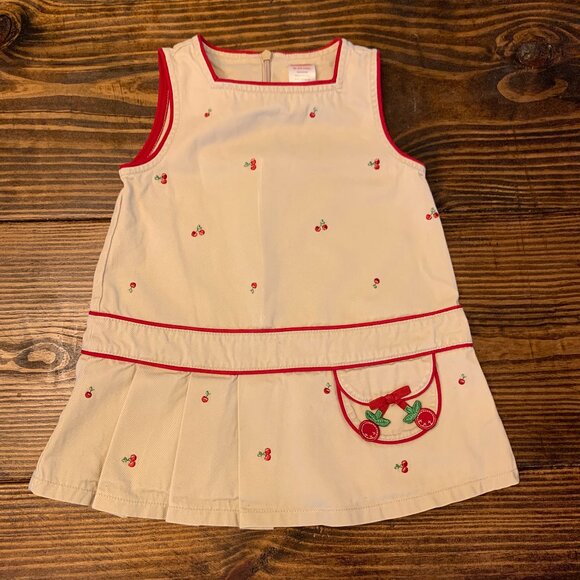 Gymboree Other - Gymboree Cherry Pie Embroidered Jumper Dress